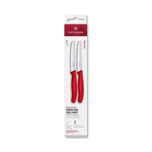 Victorinox - Set de 2 cuțite pentru legume SWISS CLASSIC, 11 cm, roșu imagine