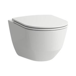 LAUFEN H8669570000001 - Vas WC suspendat PRO, din ceramică, alb + capac SoftClose PRO, alb imagine