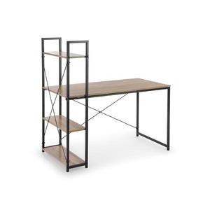 Birou SERENOR, negru/stejar Sonoma imagine