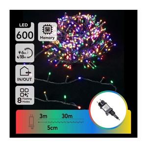 - Ghirlandă de Crăciun LED RGBY pentru exterior 600xLED/6W/230V/8 funcții 30m IP44 imagine