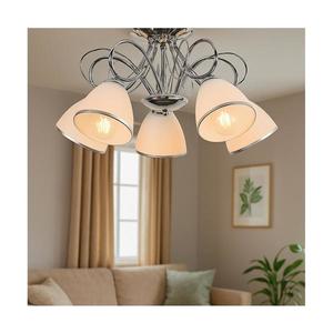 Brilagi - Lustră aplicată FRED 5xE27/60W/230V Ø 59 cm crom lucios imagine