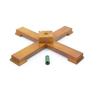 Suport din lemn pentru brad de Crăciun, cu diametrul de prindere 33 mm imagine