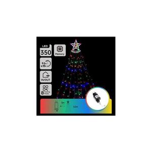 - Decorațiune de Crăciun LED RGBY pentru exterior 350xLED/6W/230V 3, 5m IP44 imagine