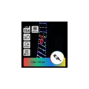 - LED RGBY, decorațiune exterioară de Crăciun, 154xLED/3, 6W/230V/8 funcții, 1, 6m, IP44 imagine