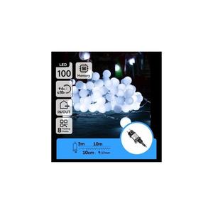- Ghirlandă decorativă LED pentru exterior 100xLED/3, 6W/230V/8 funcții 10m IP44 alb rece imagine