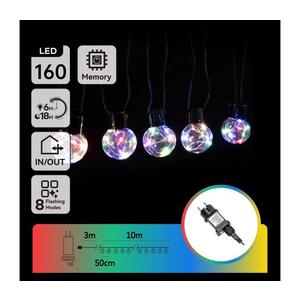 - Ghirlandă decorativă LED RGBY pentru exterior, 160 LED, 3, 6 W, 230 V, 10 m, IP44 imagine