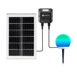 Lampă LED RGB MESH dimmabilă pentru exterior, 20W/3, 7V, 4000mAh, 2700-6500K, IP65, diam. 20 cm imagine