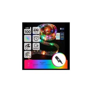- Ghirlandă luminoasă de Crăciun LED RGBICW pentru exterior, 100 LED, 10 W, 230 V, 10 m, IP44 + telecomandă imagine