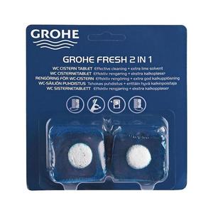 GROHE 38882000 - Tablete pentru WC FRESH, spumă gel, albe imagine
