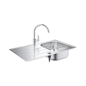 GROHE 31562SD1 - Set chiuvetă și baterie de bucătărie BAU, 860 x 500 mm, oțel inoxidabil imagine
