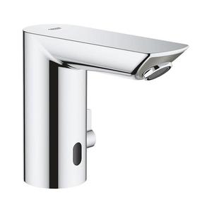 Baterie electronică cu senzor pentru lavoar GROHE BAU COSMOPOLITAN E, 123 mm, crom — 36453000 imagine