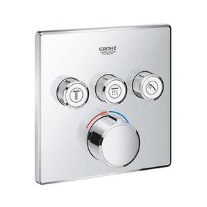 GROHE 29149000 - Placă de acoperire pentru baterie încastrată SMARTCONTROL 158 × 158 mm crom imagine
