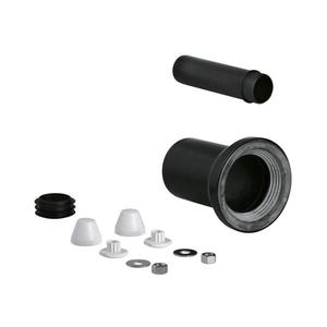 GROHE 37311K00 - Set de alimentare și evacuare pentru WC, 150 mm, negru imagine