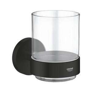 GROHE 411942430 - Pahar cu suport START, negru imagine