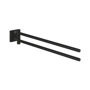 GROHE 409762430 - Suport pentru prosoape START CUBE 438 mm negru imagine