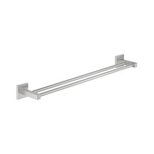 GROHE 41104DC0 - Suport dublu pentru prosoape QUICKFIX START CUBE, 654 mm, inox imagine