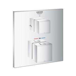 Baterie termostatică GROHE Grohtherm Cube 24154000, crom lucios imagine