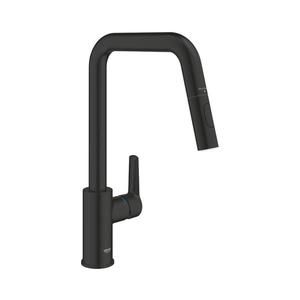 GROHE 306312430 - Baterie pentru chiuvetă QUICKFIX START, 362 mm, neagră imagine