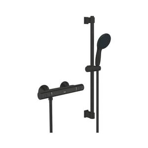 GROHE 345972431 - Baterie de duș termostatică PRECISION START 12” 60 cm, neagră imagine