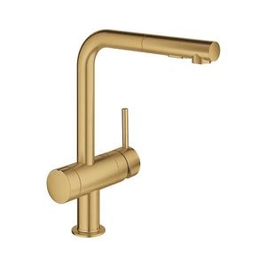 GROHE 31558GN0 - Baterie pentru chiuvetă model A, finisaj auriu imagine