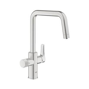 GROHE 30595DC0 - Baterie pentru chiuvetă BLUE PURE din oțel inoxidabil imagine