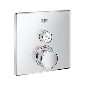 GROHE 29123000 - Baterie termostatică de duș GROHTHERM SMARTCONTROL, crom imagine