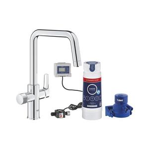 GROHE 30594000 - Baterie pentru chiuvetă BLUE PURE Start cu funcție de filtrare Ultrasafe, crom imagine