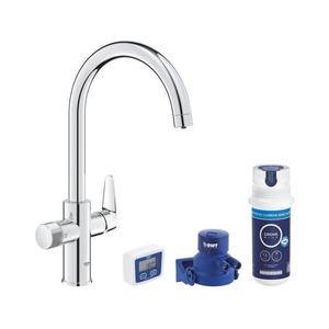 GROHE 30593000 - Baterie pentru chiuvetă BLUE PURE cu pipa în formă de C, crom lucios imagine