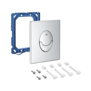 Placă de acționare GROHE SKATE AIR 42304000, 156 × 197 mm, crom lucios imagine