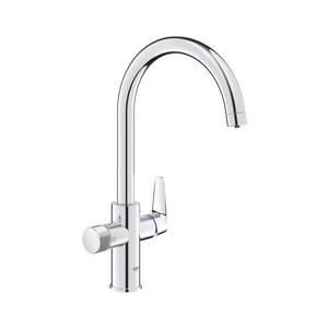 GROHE 30592000 - Baterie pentru chiuvetă StartCurve BLUE PURE, 411 mm, crom lucios imagine