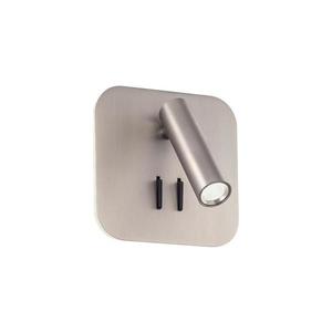 Redo 01-2978 - Aplică de perete LED QUDA, LED/6W/230V + LED/3W CRI 90, USB, crom imagine