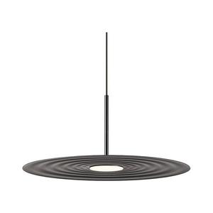 Redo 01-3047 - Lustră LED suspendată pe cablu LAKE, 13W, 230V, CRI 90, Ø 50 cm, negru imagine