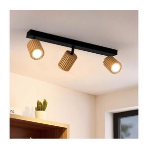 Brilagi - Aplica spot MODERN WOOD 3xGU10/8W/230V lemn de cauciuc/negru imagine