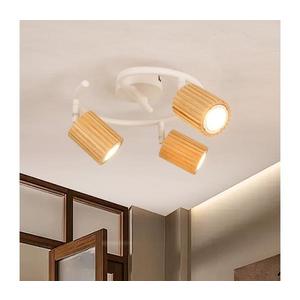 Brilagi - Spot modern MODERN WOOD 3xGU10/8W/230V lemn de cauciuc/alb imagine