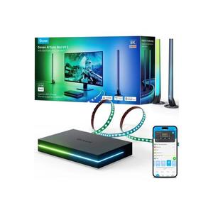 Govee - AI Sync Box Kit 2 Set iluminare PC inteligent pentru monitoare 27-34" + panouri LED Wi-Fi imagine