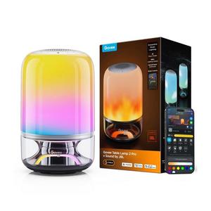 Govee - Lampă de masă LED RGBW reglabilă cu difuzor, 36W/12V, Wi‑Fi imagine