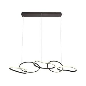 Redo BIAS 01-3393 – lustră suspendată LED dimabilă pe cablu, 120 W, 230 V, negru imagine