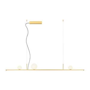 Redo 01-4301 - Lustră DUNE LED reglabilă pe cablu, 48W/230V, finisaj auriu imagine