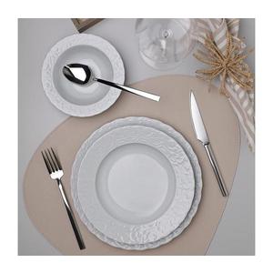 Set de veselă, 18 piese, alb/porțelan imagine