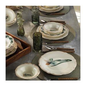 Set de masă 18 piese multicolor/porțelan imagine