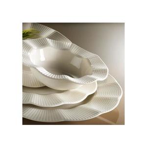 Set de veselă, 18 piese, alb/porțelan imagine