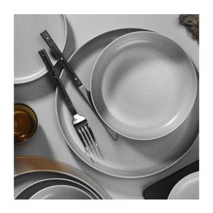 Set de masă 16 piese gri/porțelan imagine