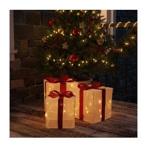 Brilagi - Set de 3 decorațiuni LED de Crăciun pentru exterior, 2, 6 W, alimentare 3x AA, IP44, cadouri imagine