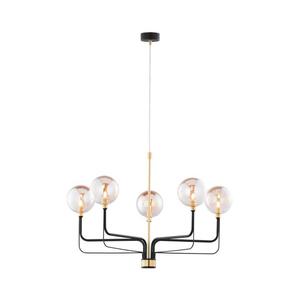 Jupiter 1886 - Lustra pe cablu ERIS 5xG9/14W/230V auriu/negru/bej fumuriu imagine