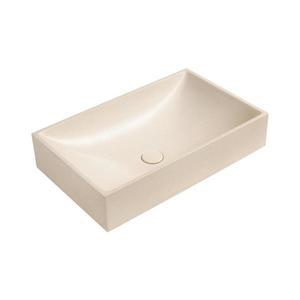 Sapho - Lavoar pentru montare pe blat 58x36 cm, finisaj beton/bej imagine