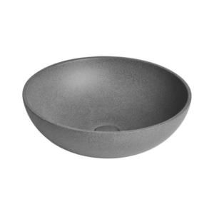 Sapho - Lavoar pentru blat TURF Ø 44 cm, beton/granit negru imagine