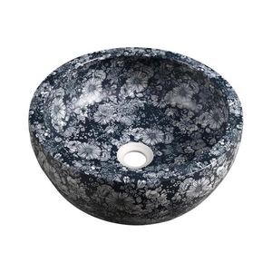 Sapho - Lavoar pentru blat PRIORI Ø 41 cm ceramică/albastru imagine