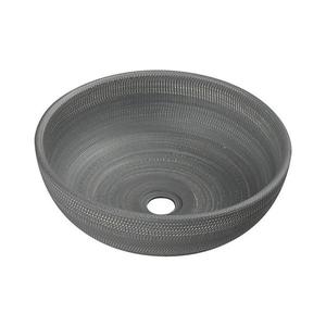 Sapho - Lavoar pentru blat PRIORI Ø 41 cm, ceramică/gri imagine