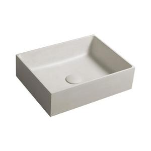 Sapho - Lavoar pentru blat FORMIGO 47, 5 x 36, 5 cm, beton/nisip mat imagine