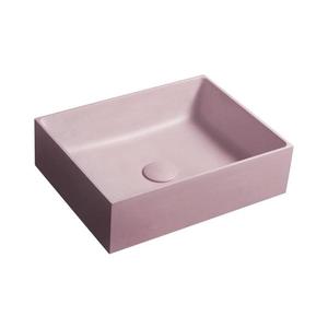 Sapho - Lavoar pentru montare pe blat 47, 5x36, 5 cm beton/roz imagine